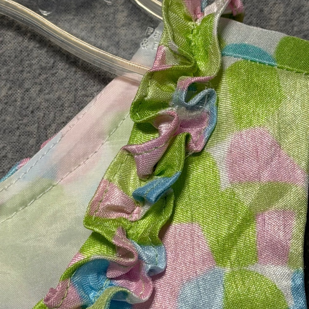 Jona Michelle Girls Floral Party Dress‎ Pink Green Blue Tulle Bow CO8614 Size 5 - Picture 15 of 16